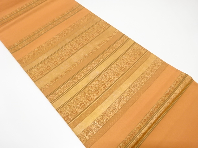 段唐草小紋詰織り出し袋帯